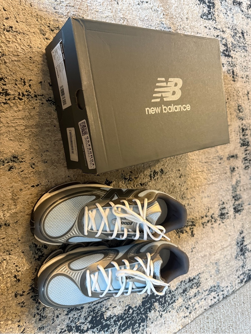 New Balance azorb 2000 blue grey cream size men’s 11